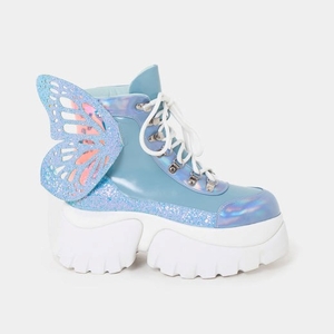 Femme Bleu Bottines Koi Footwear Wings Of A Eyed Pixie Boots - SRZ-5158832