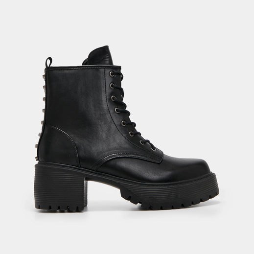 Homme Noir Bottines Koi Footwear Adage Studded Boots - FIF-0700698