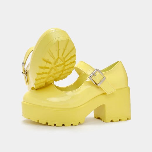 Femme Jaune Chaussures Mary Jane Koi Footwear Tira Mary Janes 'sunshine Edition' - KAO-5363007