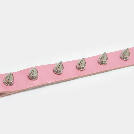 Femme Rose Necklaces Koi Footwear Wild Heart Spiked Choker - QFC-6279257