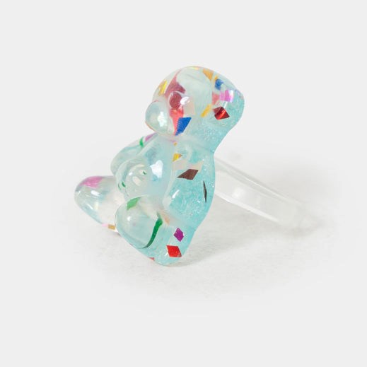 Femme Bleu Rings Koi Footwear Sweet Treats Gummy Bear Ring - ODM-3054212