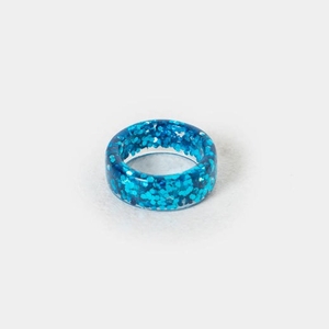 Femme Bleu Rings Koi Footwear Glitterball Ring - SGJ-7711789