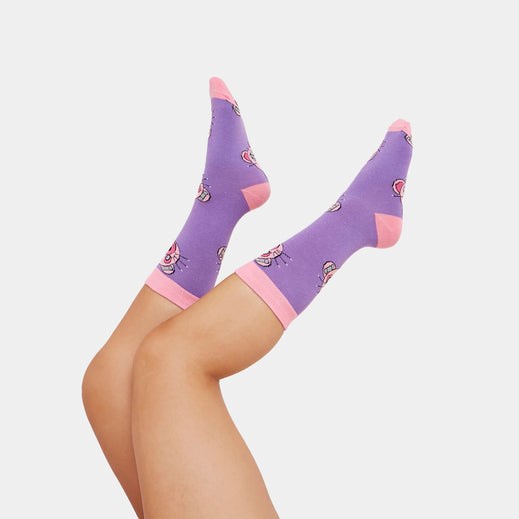 Femme Violette Chaussettes Koi Footwear Hanging By A Thread Socks - ACJ-2288195