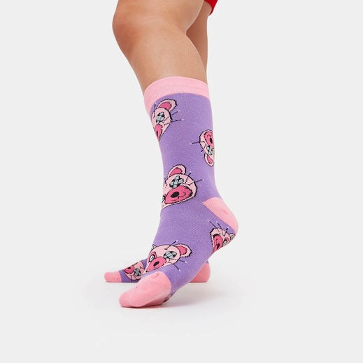 Femme Violette Chaussettes Koi Footwear Hanging By A Thread Socks - ACJ-2288195