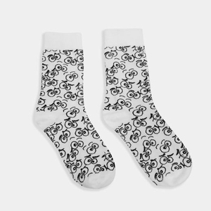 Femme Blanche Chaussettes Koi Footwear Eyes On Me Socks - DNY-2218469