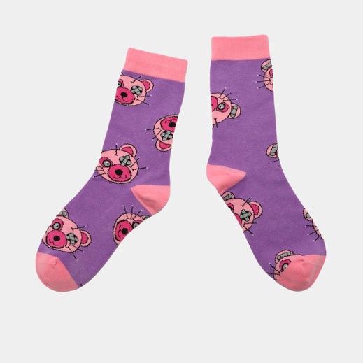 Femme Violette Chaussettes Koi Footwear Hanging By A Thread Socks - ACJ-2288195