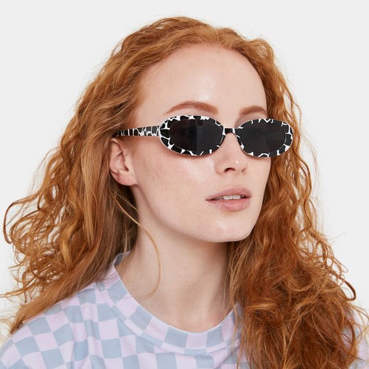 Femme Multi Lunettes de Soleil Koi Footwear Moooove Over Cow Sunglasses - NHJ-3031628