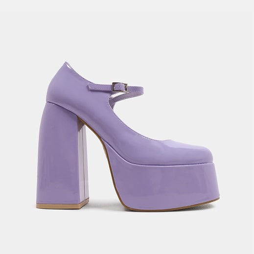 Femme Violette Sandales Talons Plateforme Koi Footwear Lavender Sorbet - JZE-7031066