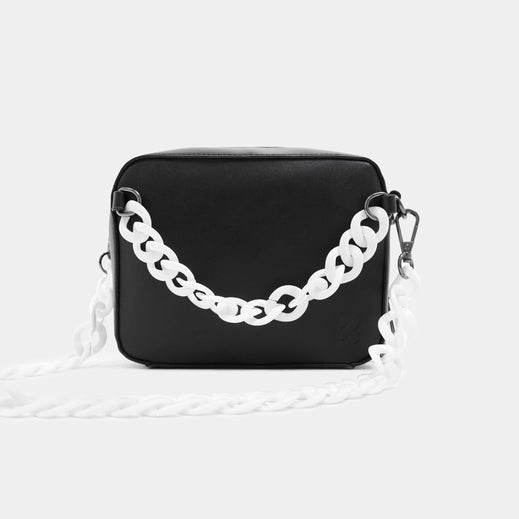 Femme Noir Sacs Koi Footwear Monochrome Chain Reaction Crossbody - ZKC-1832264