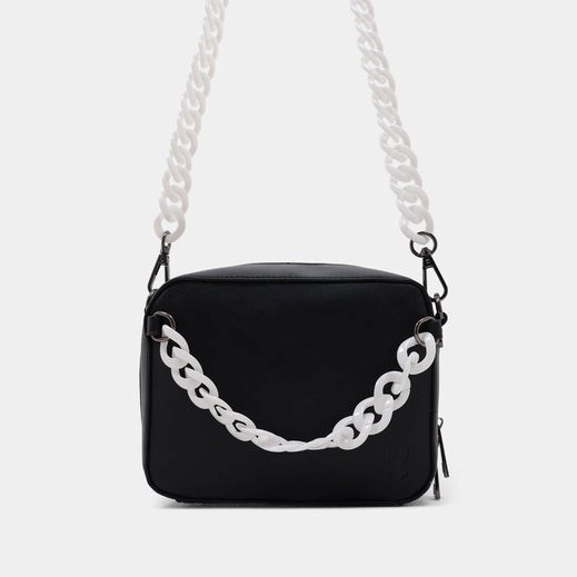 Femme Noir Sacs Koi Footwear Monochrome Chain Reaction Crossbody - ZKC-1832264