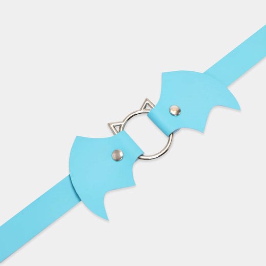 Femme Bleu Choker Koi Footwear Kawaii Baby Bat Choker - PZH-3484284