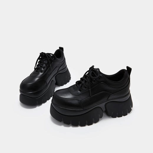 Femme Noir Baskets épaisses Koi Footwear Chronicles Vilun Plateforme Trainers - USH-7489081