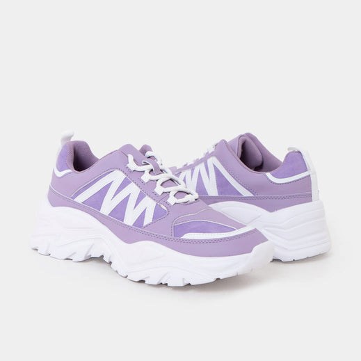 Femme Violette Baskets épaisses Koi Footwear Vega Chunky Lilac Trainers - QNJ-9238906