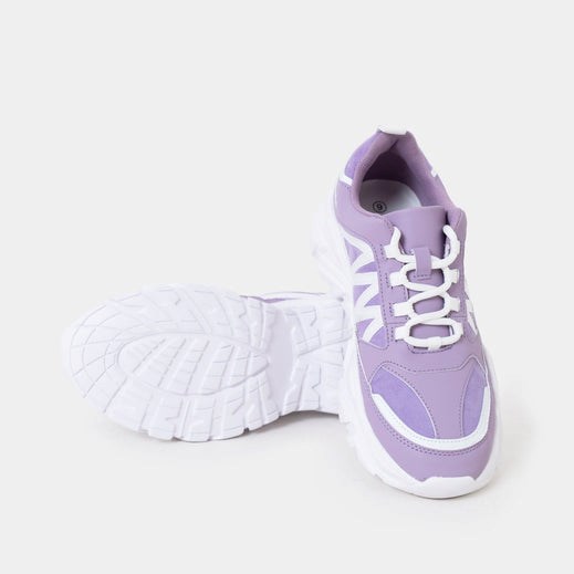 Femme Violette Baskets épaisses Koi Footwear Vega Chunky Lilac Trainers - QNJ-9238906