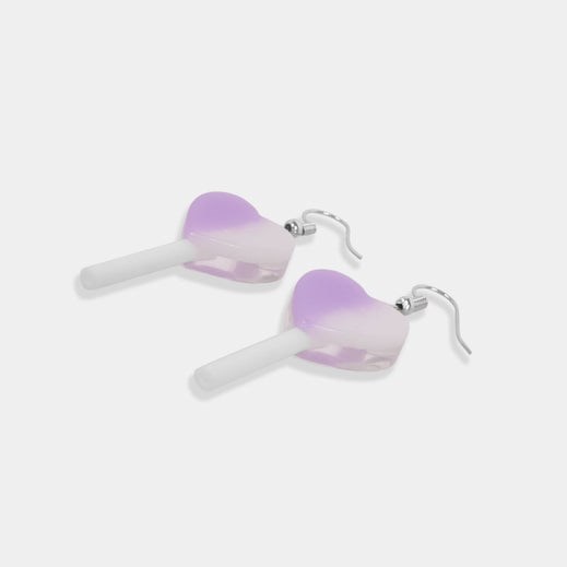 Femme Violette Boucle d'oreille Koi Footwear Sweet Tooth Lollipop - NET-6537922