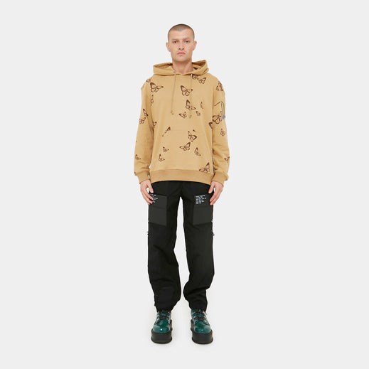 Homme Marron Sweat à Capuche Koi Footwear Metropolis Of Butterflies - ZFF-5676123