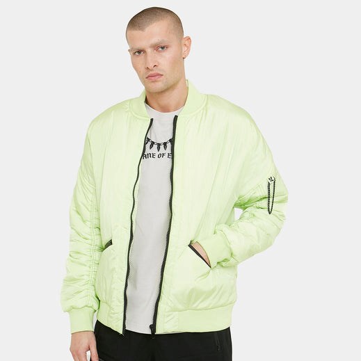 Homme Vert Vestes Koi Footwear Lime Messages Bomber - IDW-2849770