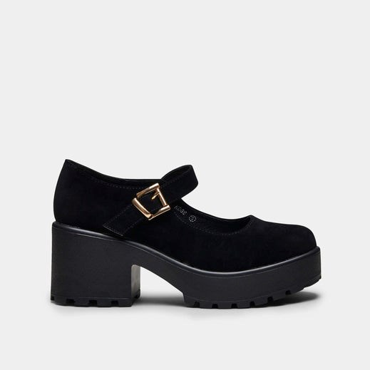 Femme Noir Chaussures Mary Jane Koi Footwear Tira Mary Janes 'suede Edition' - EZZ-3358300