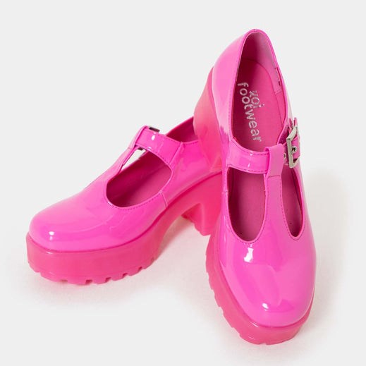 Femme Rose Chaussures Mary Jane Koi Footwear Sai Mary Janes ‘strawberry Bon Bon Edition’ - YUU-4051731