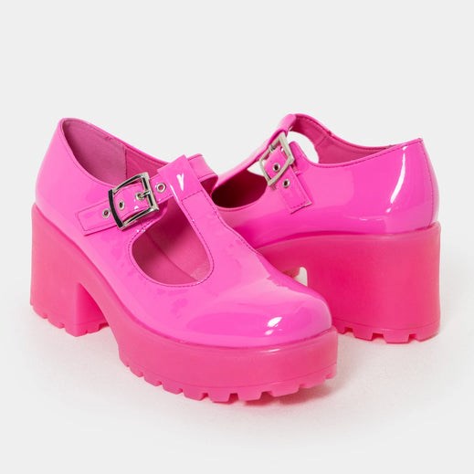 Femme Rose Chaussures Mary Jane Koi Footwear Sai Mary Janes ‘strawberry Bon Bon Edition’ - YUU-4051731