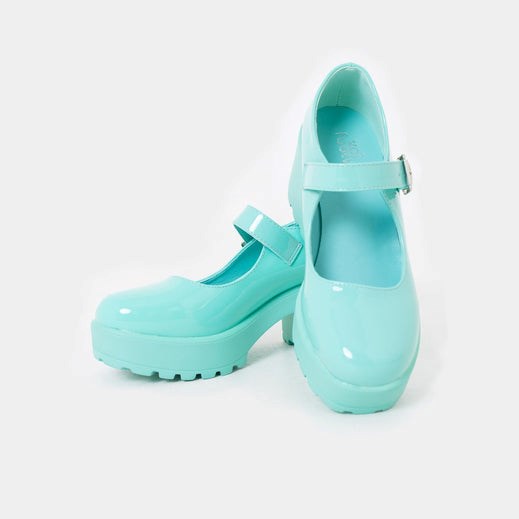 Femme Vert Chaussures Mary Jane Koi Footwear Tira Mary Janes 'fresh Mint Edition' - DJK-9605467