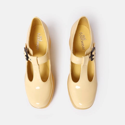 Femme Jaune Chaussures Mary Jane Koi Footwear Sai Mary Janes ‘lemon Sherbet Edition’ - EVC-8403053