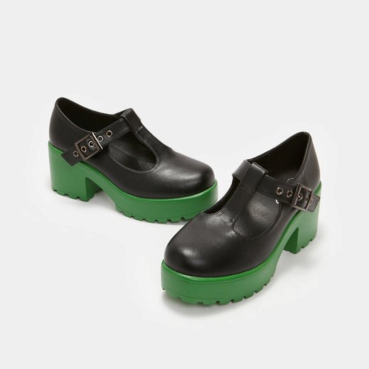 Femme Vert Chaussures Mary Jane Koi Footwear Sai Mary Janes ' Mantis Edition' - HTG-5819943