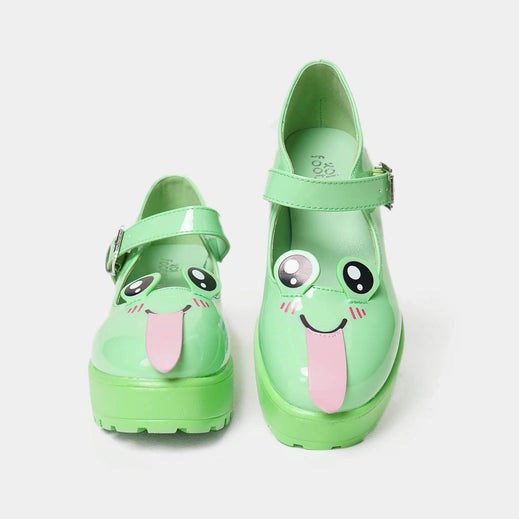 Femme Vert Chaussures Mary Jane Koi Footwear Tira Mary Janes ‘cheeky Frog Edition’ - OCC-7972997