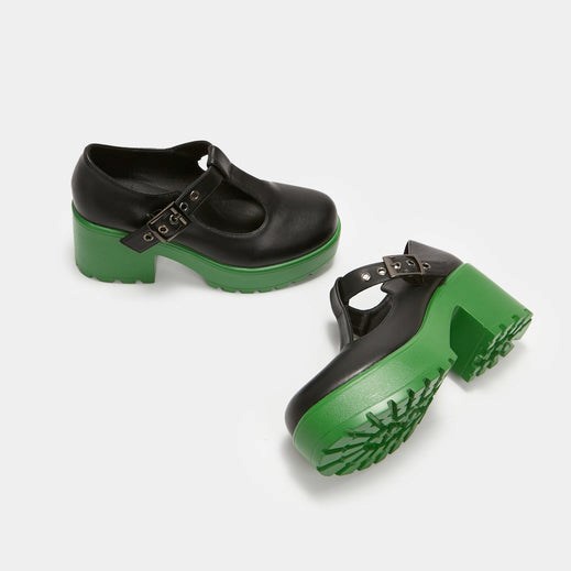 Femme Vert Chaussures Mary Jane Koi Footwear Sai Mary Janes ' Mantis Edition' - HTG-5819943